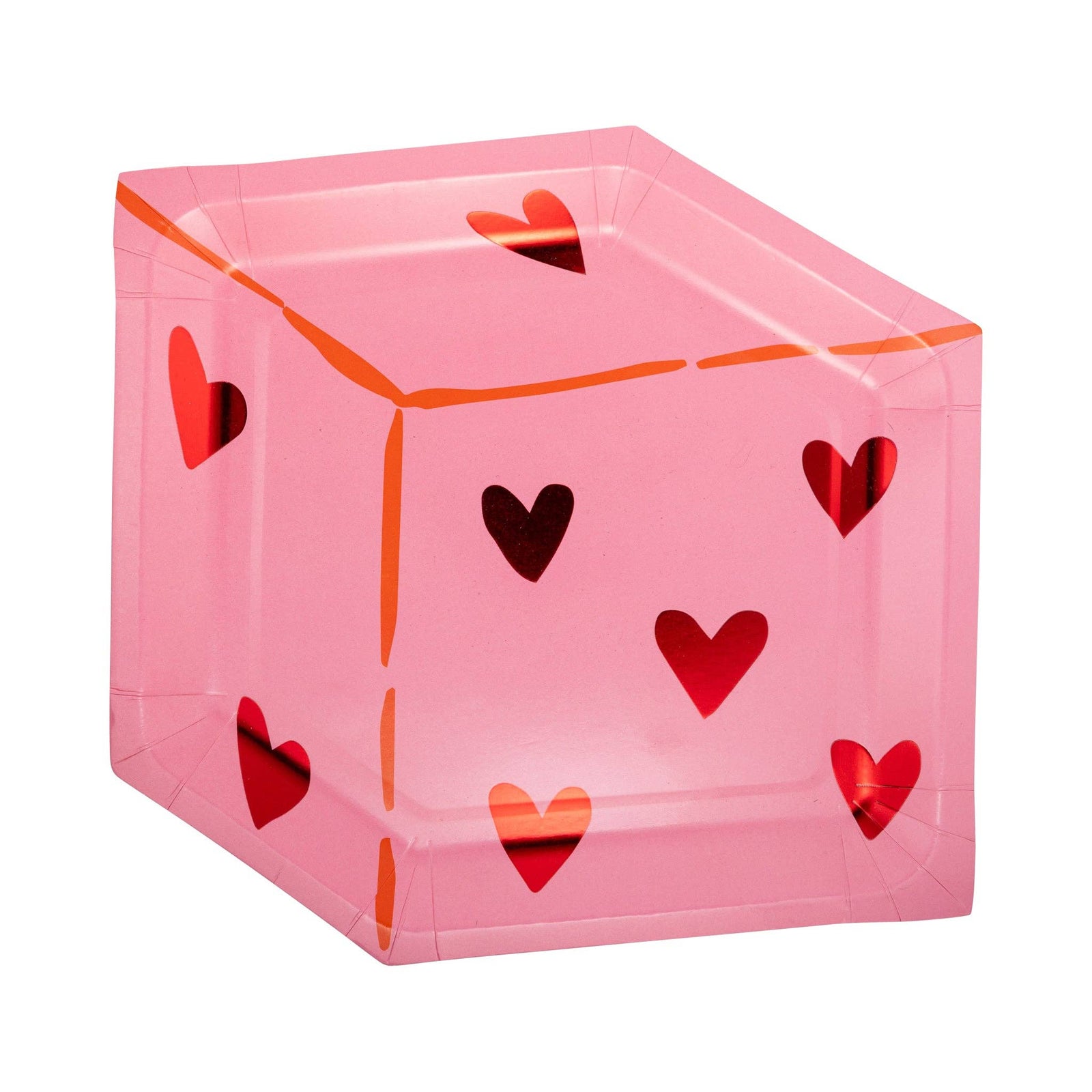 Heart Dice Shaped Plate