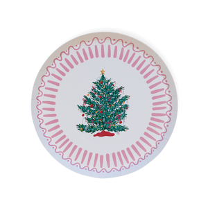 Retro Christmas Tree Plates