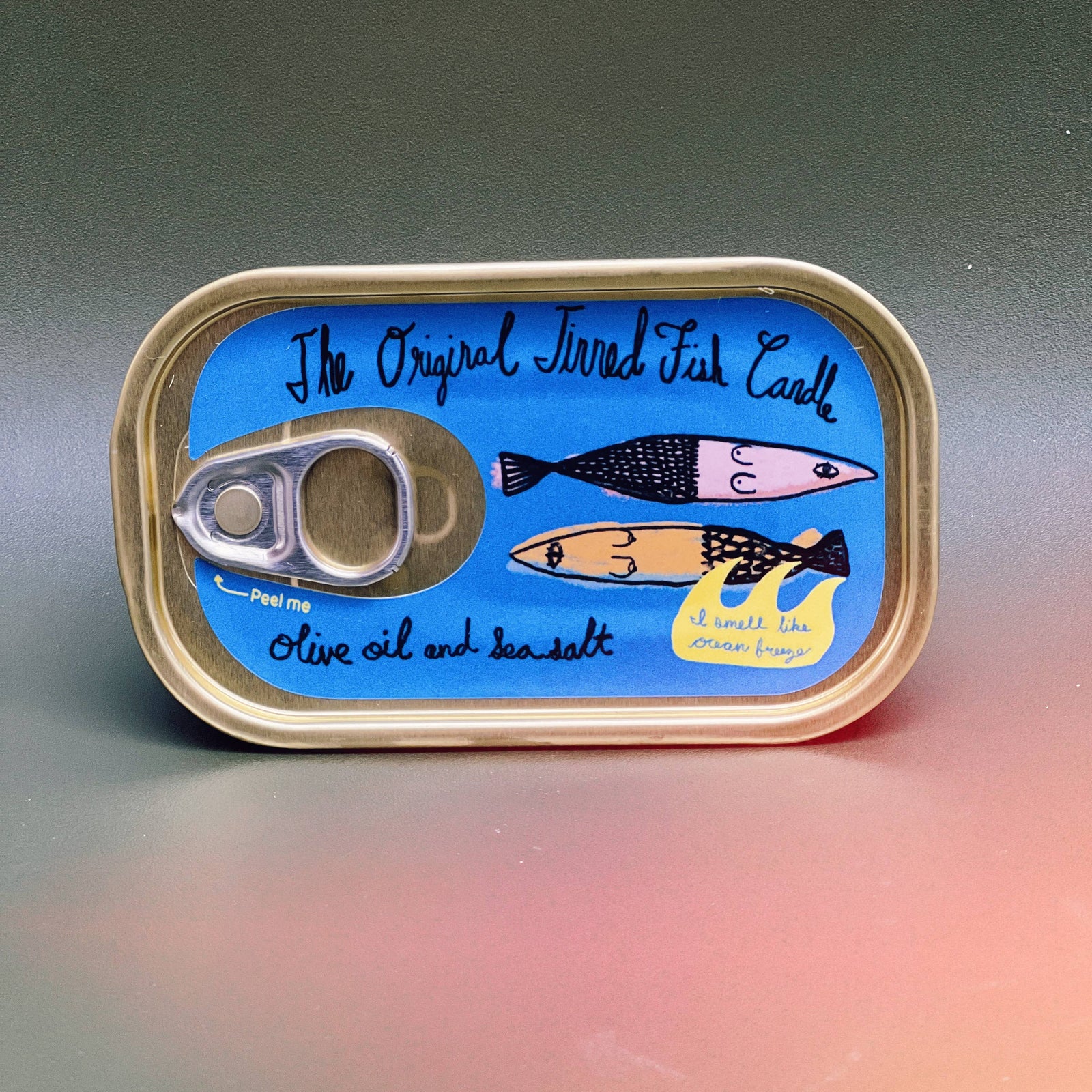 Olive Oil and Sea Salt Tinned Fish Candle