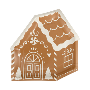 Gingerbread House 9" Plate