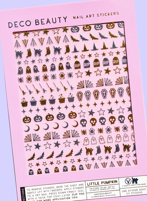 Little Pumpkin Nail Art Stickers
