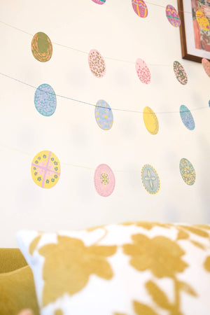 Easter Egg Sewn Garland