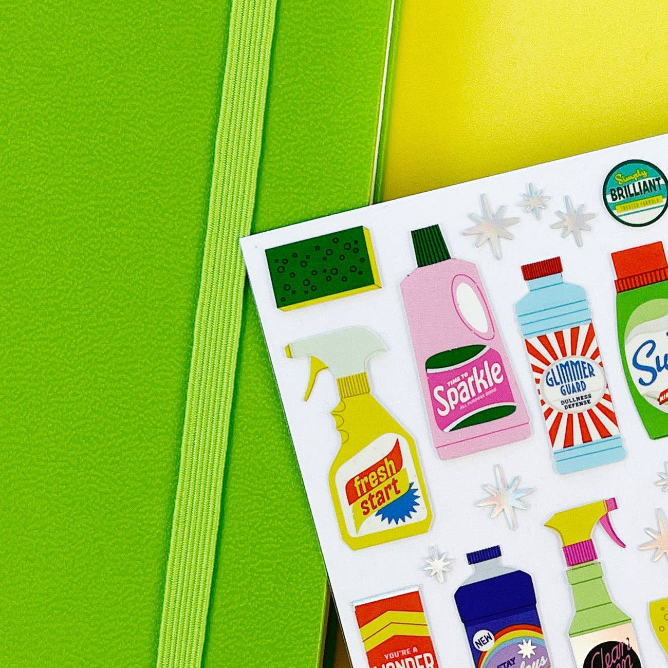 Clean Up Your Act Stickers