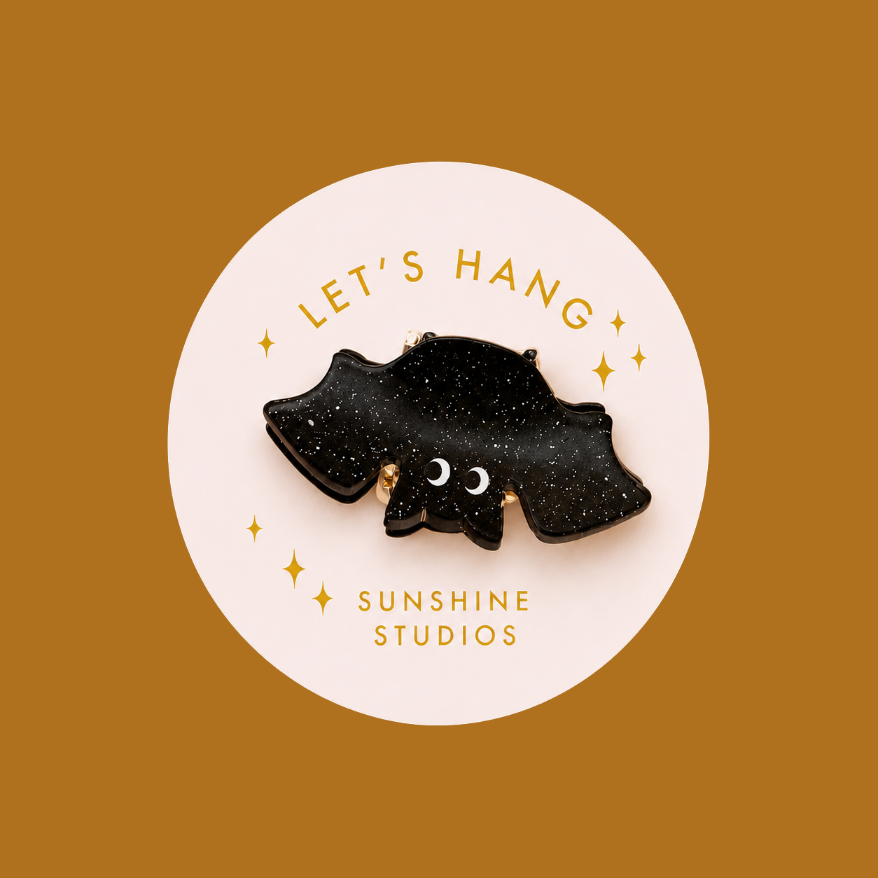 Let's Hang Bat Mini Hair Clip