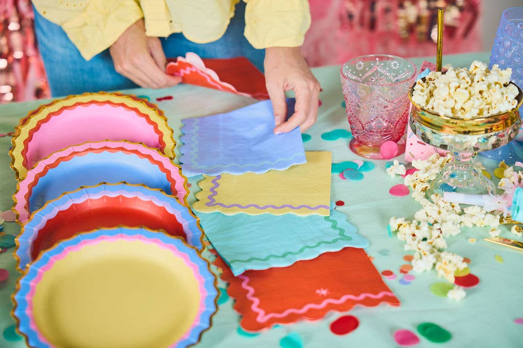 Rainbow Ric Rac Assorted Lunch Napkin