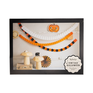 Halloween Tissue Honeycomb Garland Set (set of 3!)
