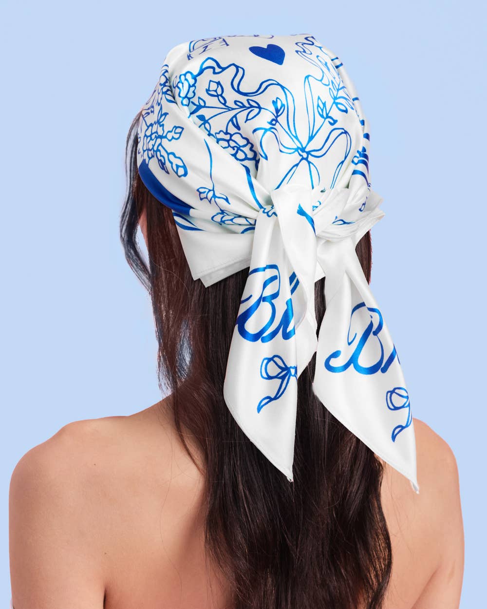 Bride Slik Hair Scarf