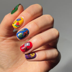 Schoolhouse Nail Art Stickers