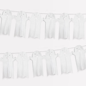 Large Tissue Paper Ghost Garland