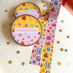 Gingham & Gems Washi Tape