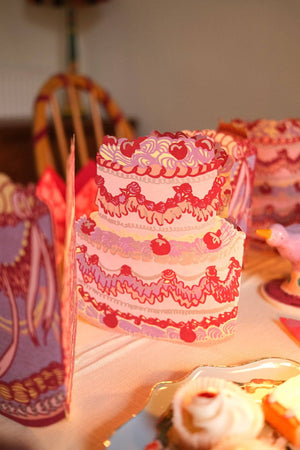 Birthday Cake Concertina Garland