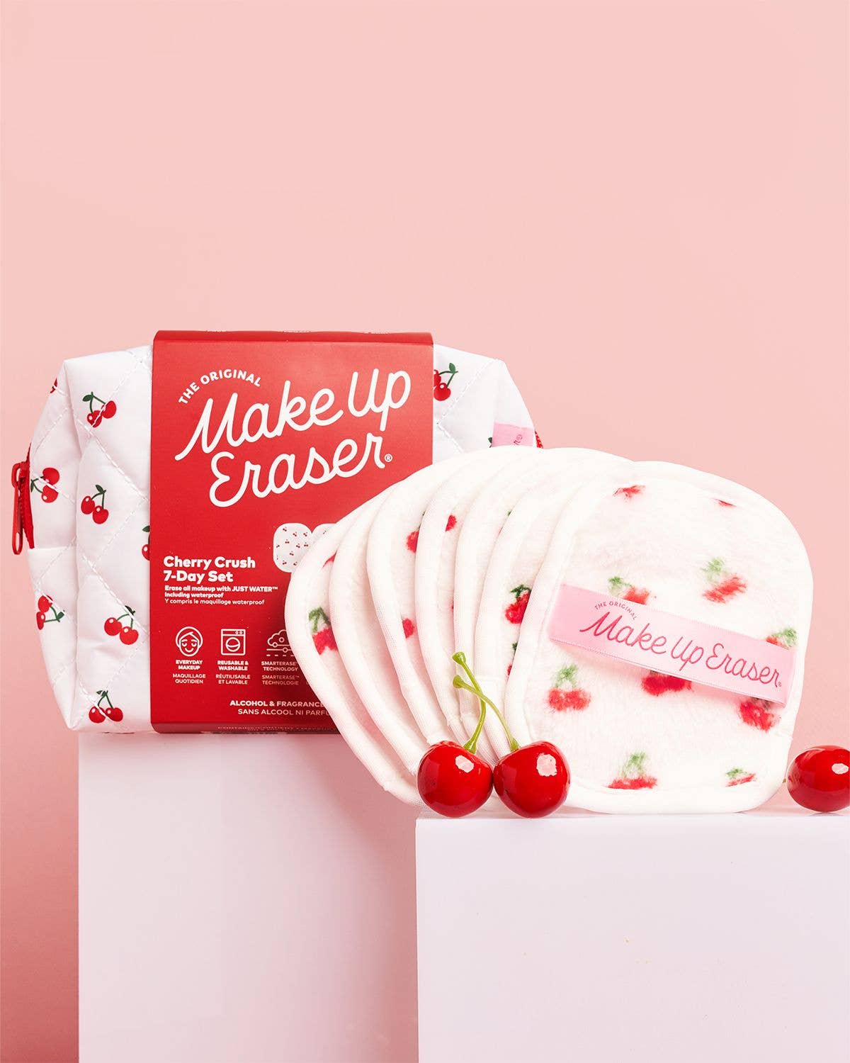 Cherry Crush MakeUp Eraser 7-Day Gift Set
