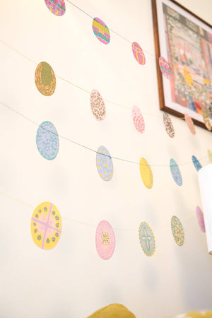 Easter Egg Sewn Garland