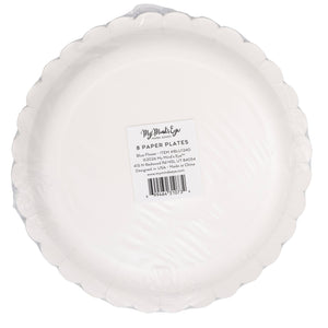 Cottage Blue Flower Plate