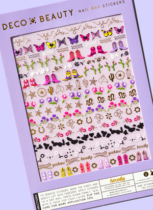 Howdy Nail Art Stickers