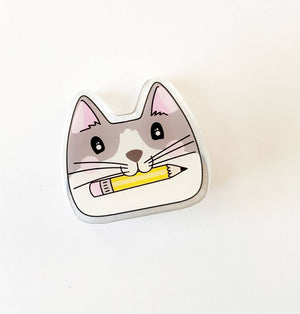 Potato and Pencil Cat Clip