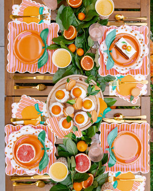 Orange Shaped Plates