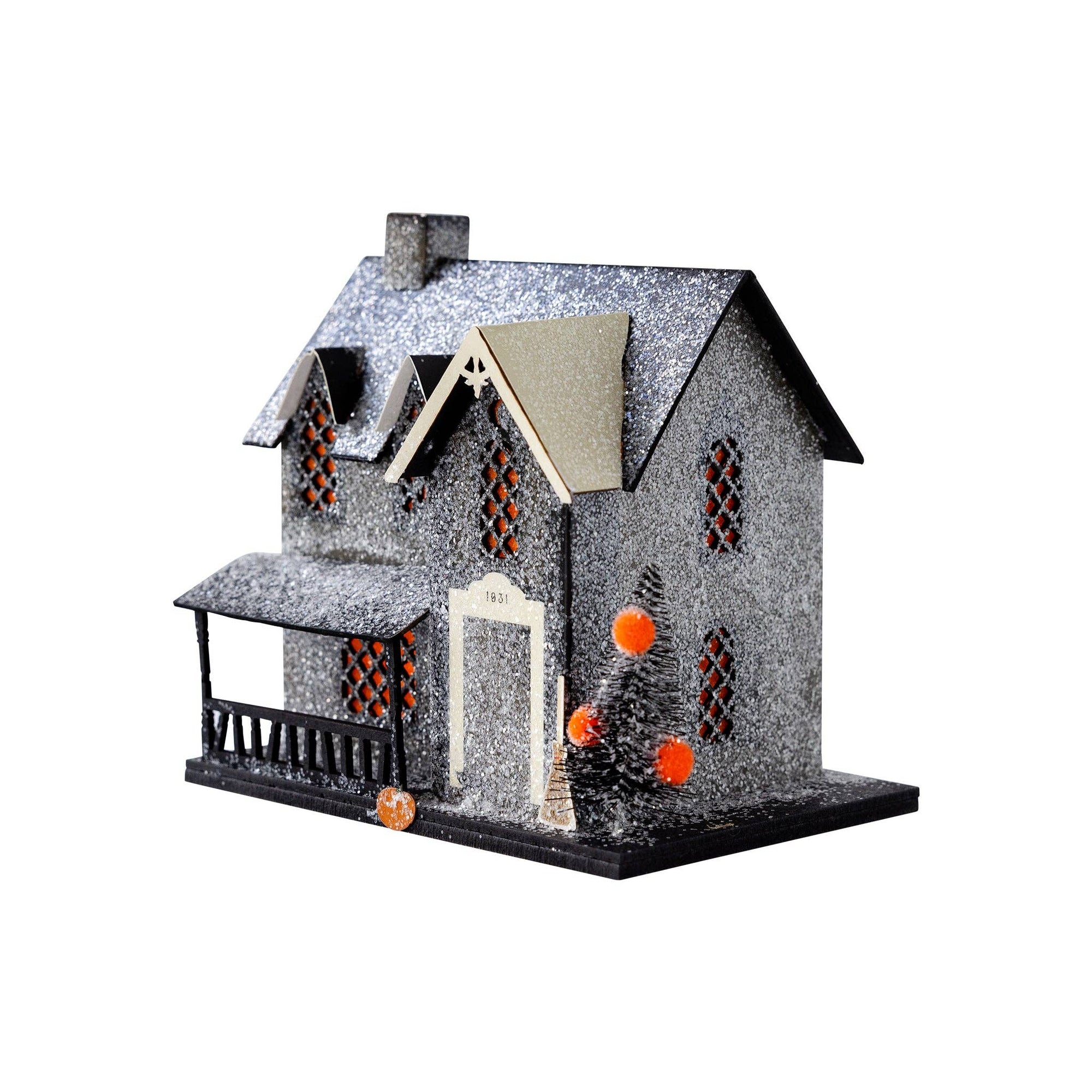 Witch Cottage Haunted Village Light-Up House