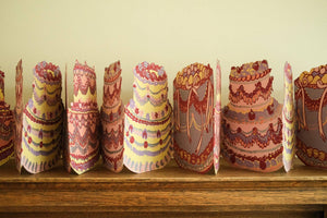 Birthday Cake Concertina Garland