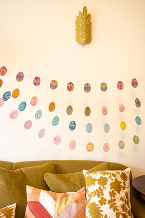 Easter Egg Sewn Garland