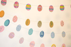 Easter Egg Sewn Garland