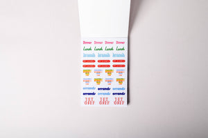 Planner Sticker Book, Issue One