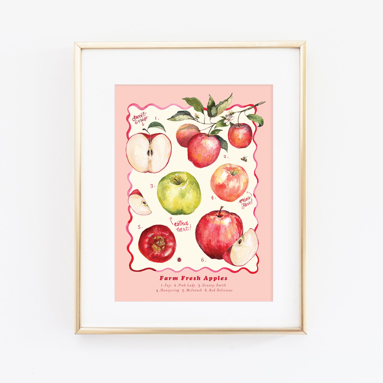 Farm Fresh Apples Art Print
