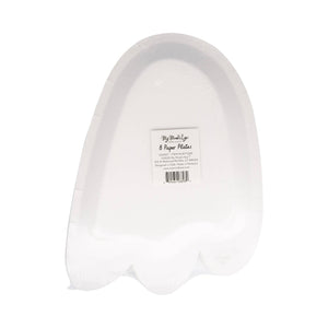 Ghost Shaped Paper Plate