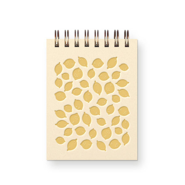 Lemon Pattern Mini Jotter Notebook – Cami Monet