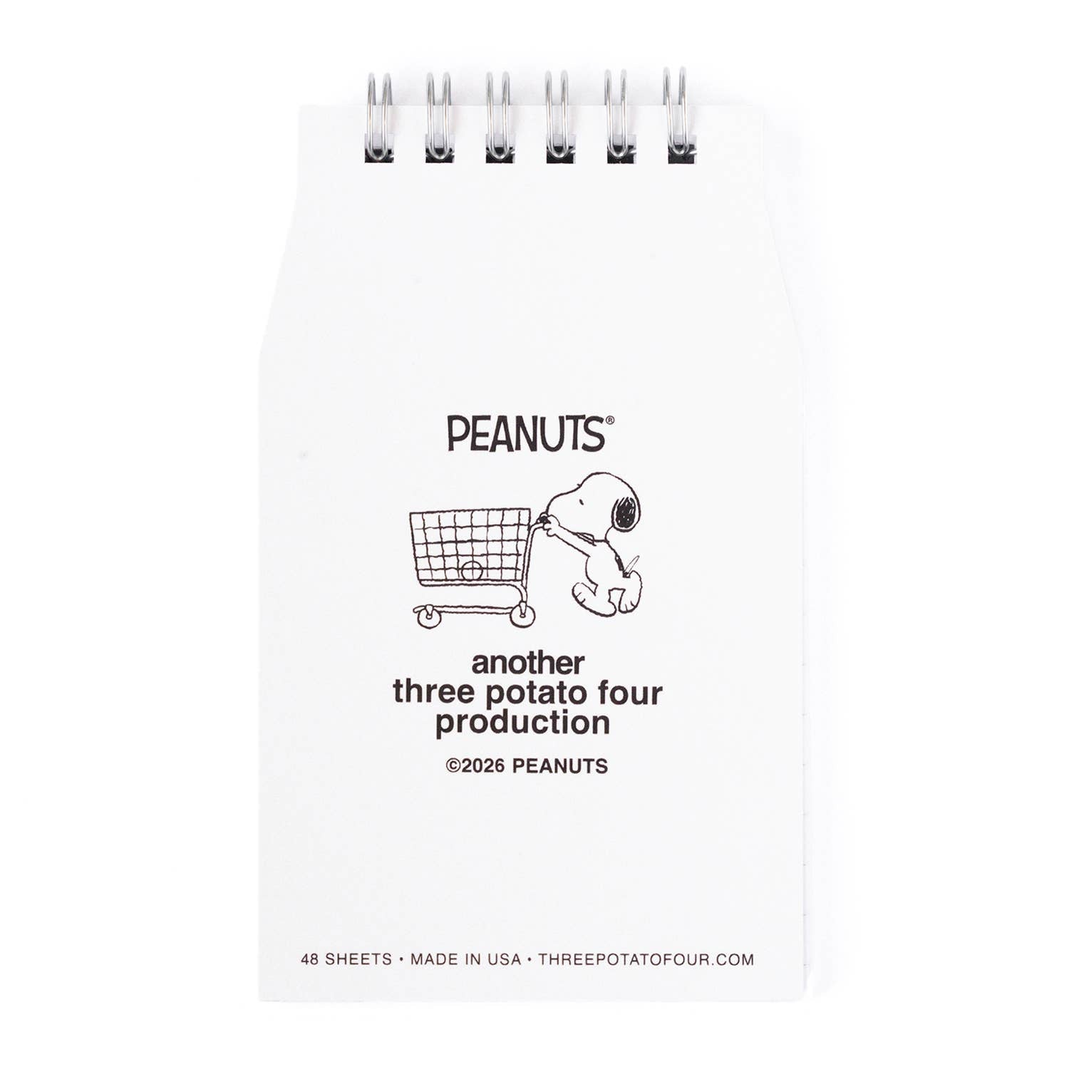 3P4 x Peanuts® Grocery - Snoopy Orange Juice Mini Notebook