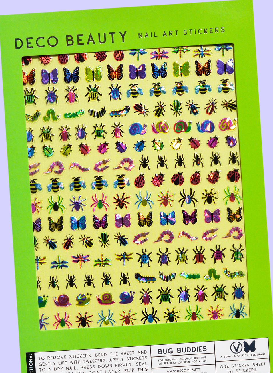 Bug Buddies Nail Art Stickers