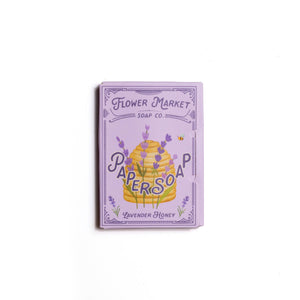 Lavender Honey Paper Soap