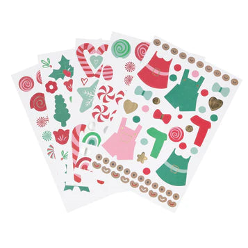 Gingerbread Sticker Advent Calendar