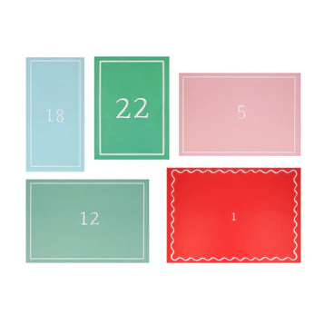 Gingerbread Sticker Advent Calendar