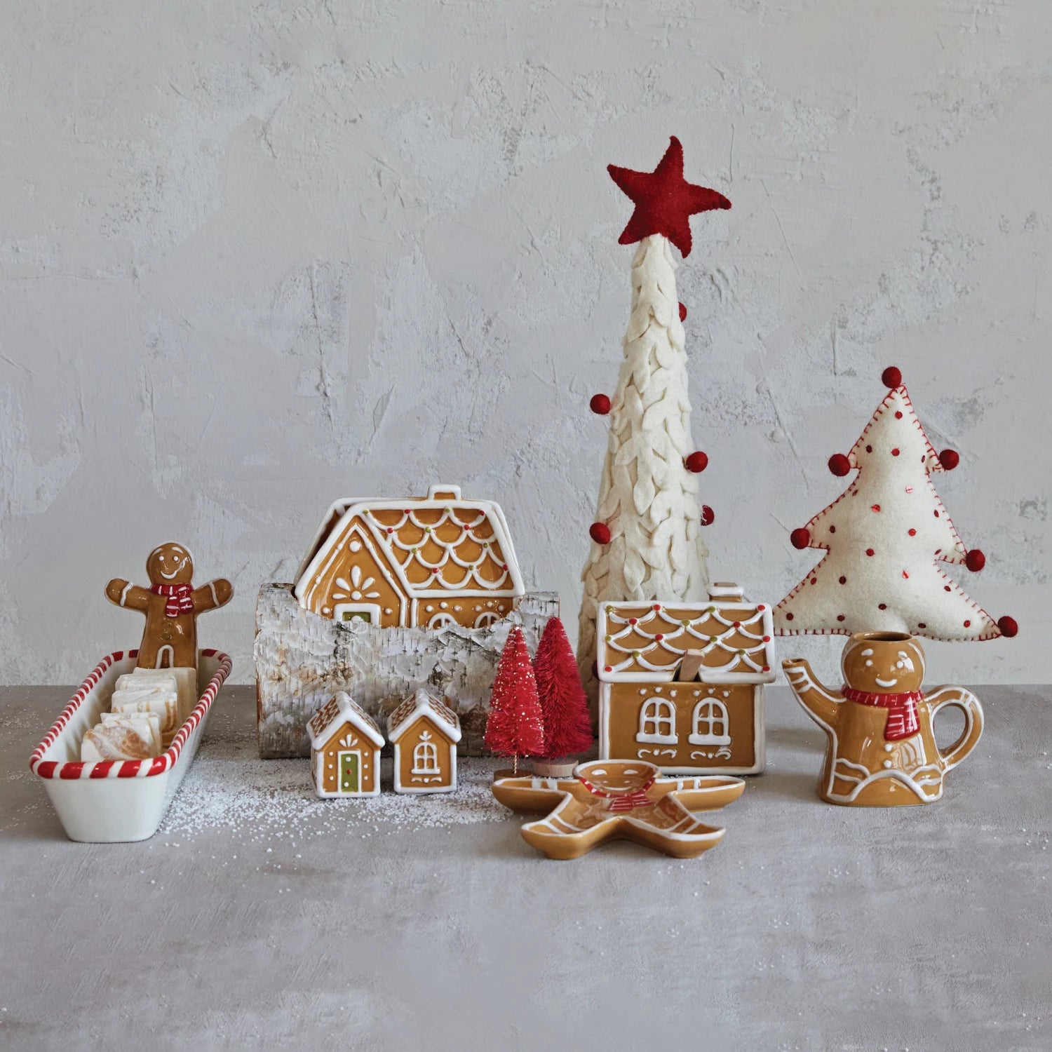 Gingerbread House Salt and Pepper Shakers