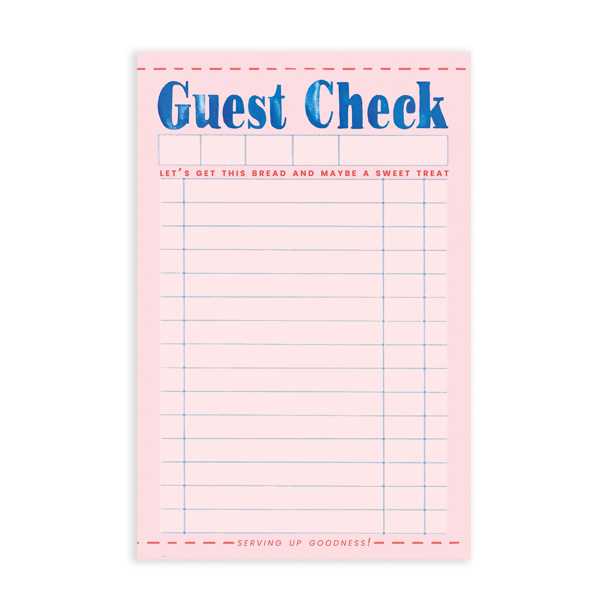 Cheque Notepad Guest Check Notepad – Cami Monet