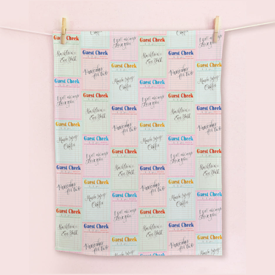 Guest Check Tea Towel