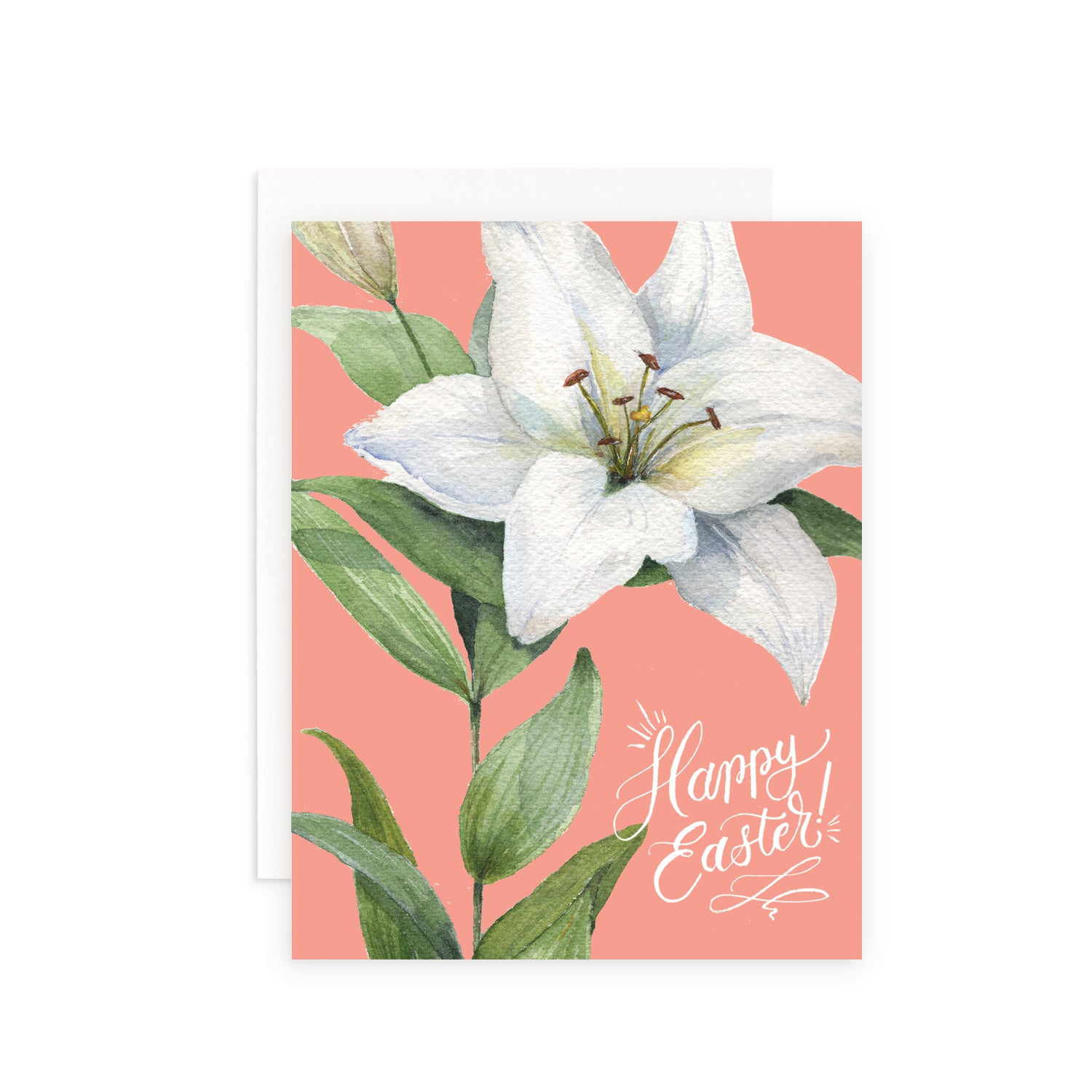 Happy Easter Lily Greeting Card