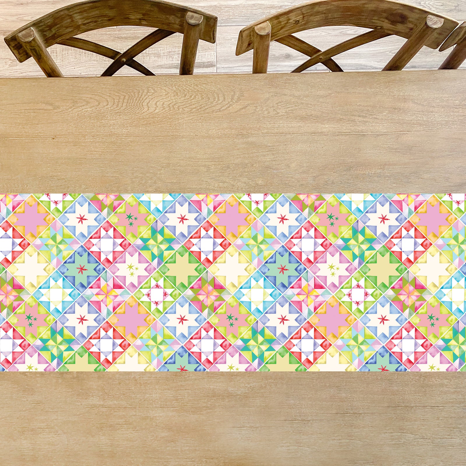 Kitschy Patchwork Quilt Table Runner