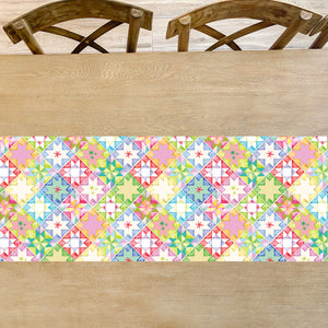 Kitschy Patchwork Quilt Table Runner