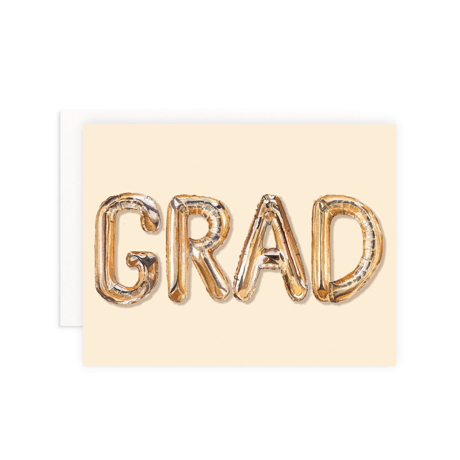 Grad Mylar Balloons Greeting Card