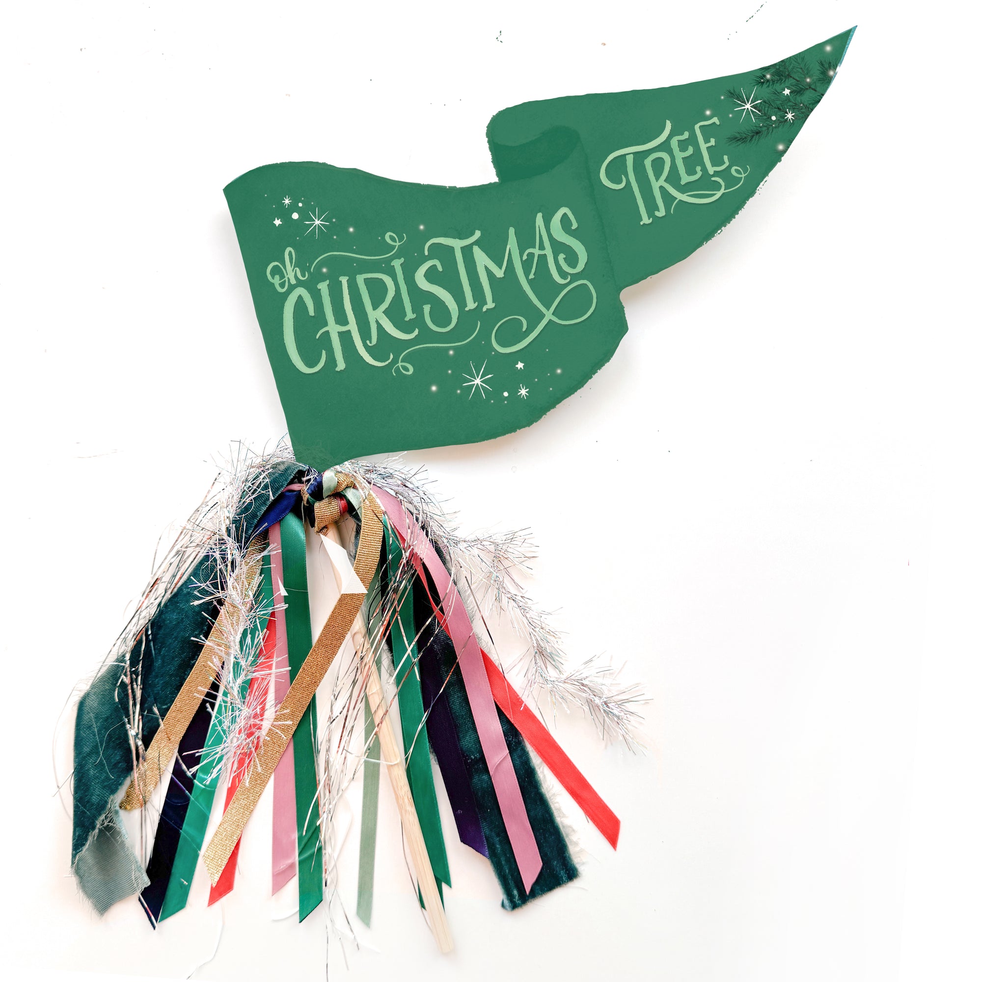 Oh Christmas Tree Party Pennant