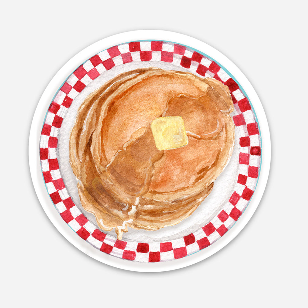 Pancake Plate Sticker