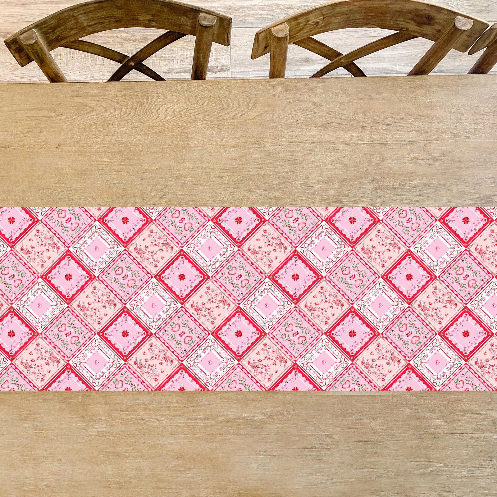 Cupid's Quilt Patchwork Table Runner