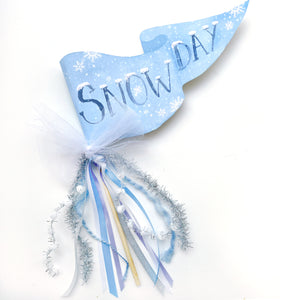 Snow Day Party Pennant