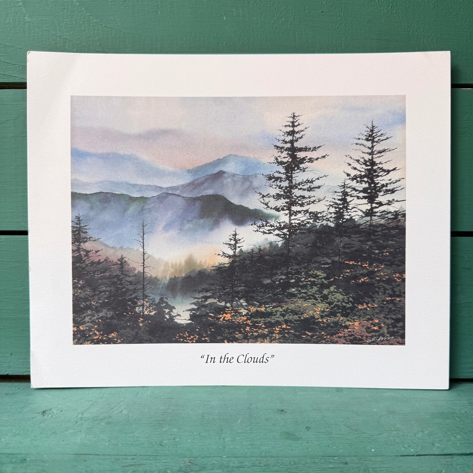 "In the Clouds" Papa G. Webb Art Print