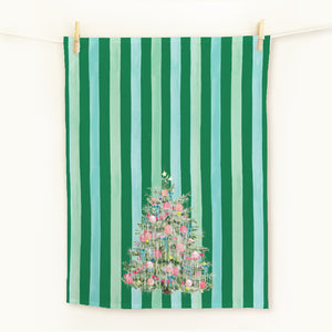 Oh Tinsel Tree Tea Towel