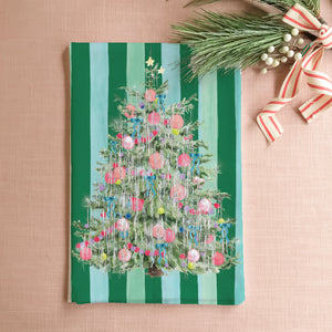 Oh Tinsel Tree Tea Towel