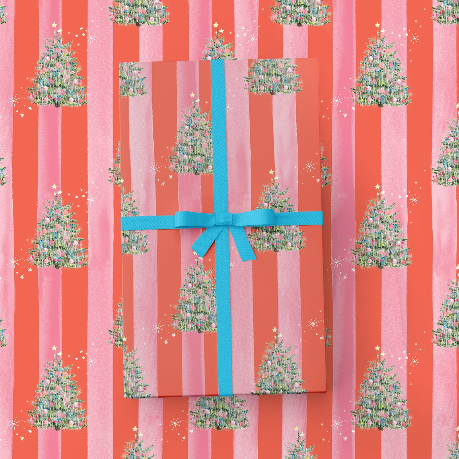 Tinsel and Twinkles Wrapping Paper