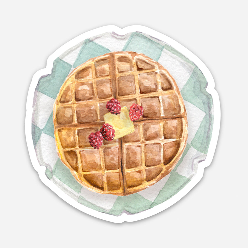 Waffle Plate Sticker